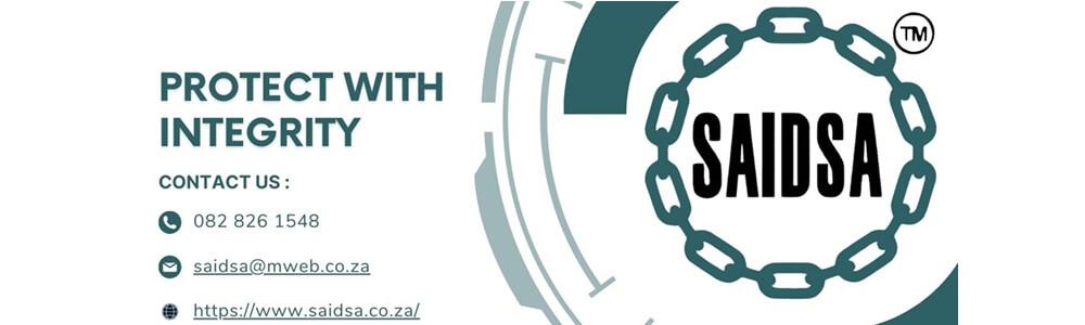 The South African Intruder Detection Services Association (SAIDSA) main banner image