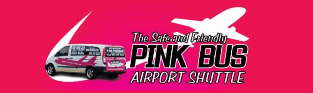 The Pink Bus Airport Shuttle main banner image