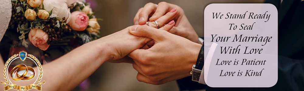 Wed By Jaco Marriage Officers - Pretoria main banner image