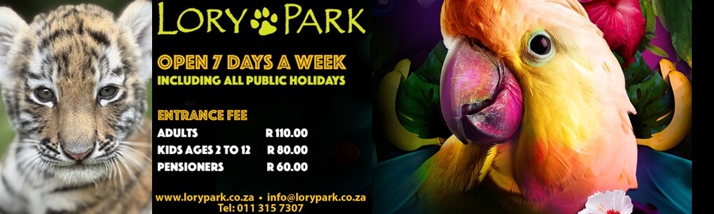 Lory Park Animal and Owl Sanctuary Midrand banner