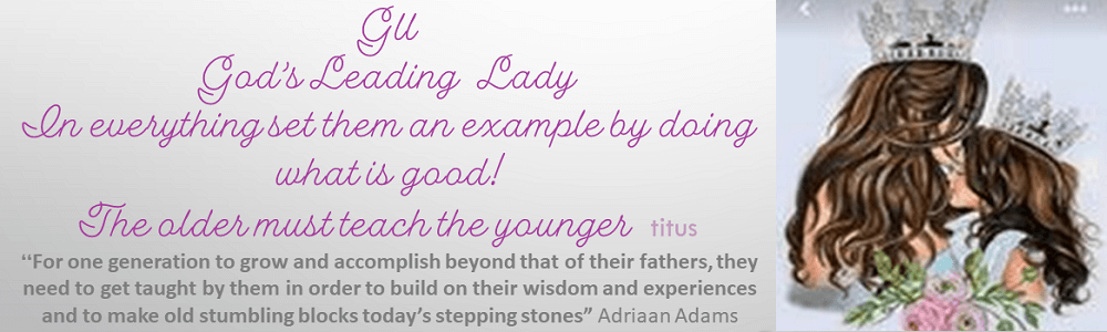 God's Leading Lady South Africa banner
