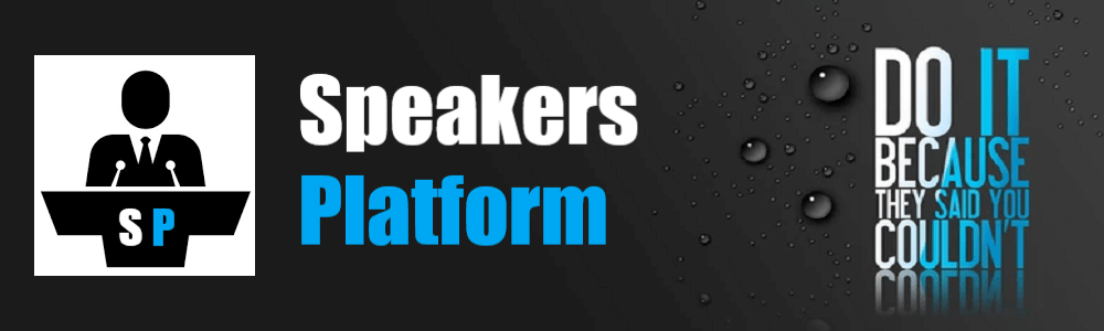 Speakers Platform banner