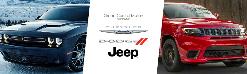 Grand Central Motors Midrand - Chrysler, Dodge & Jeep banner