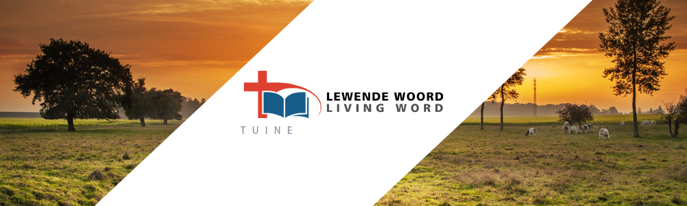 Lewende Woord Tuine banner