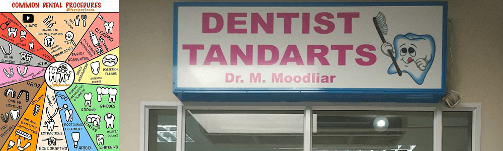 Dentist at the Mall Dr Moodliar (Scottburgh Mall) banner