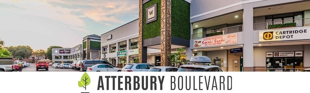 Atterbury Boulevard Shopping Centre banner